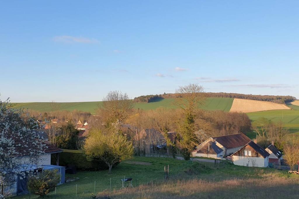 Вилла Le Bellevue A 1 H 30 De Paris Et 20 Km De Troyes Estissac Экстерьер фото